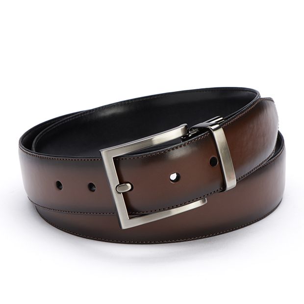 Apt. 9 Calf Grain Reversible Dress Belt Men