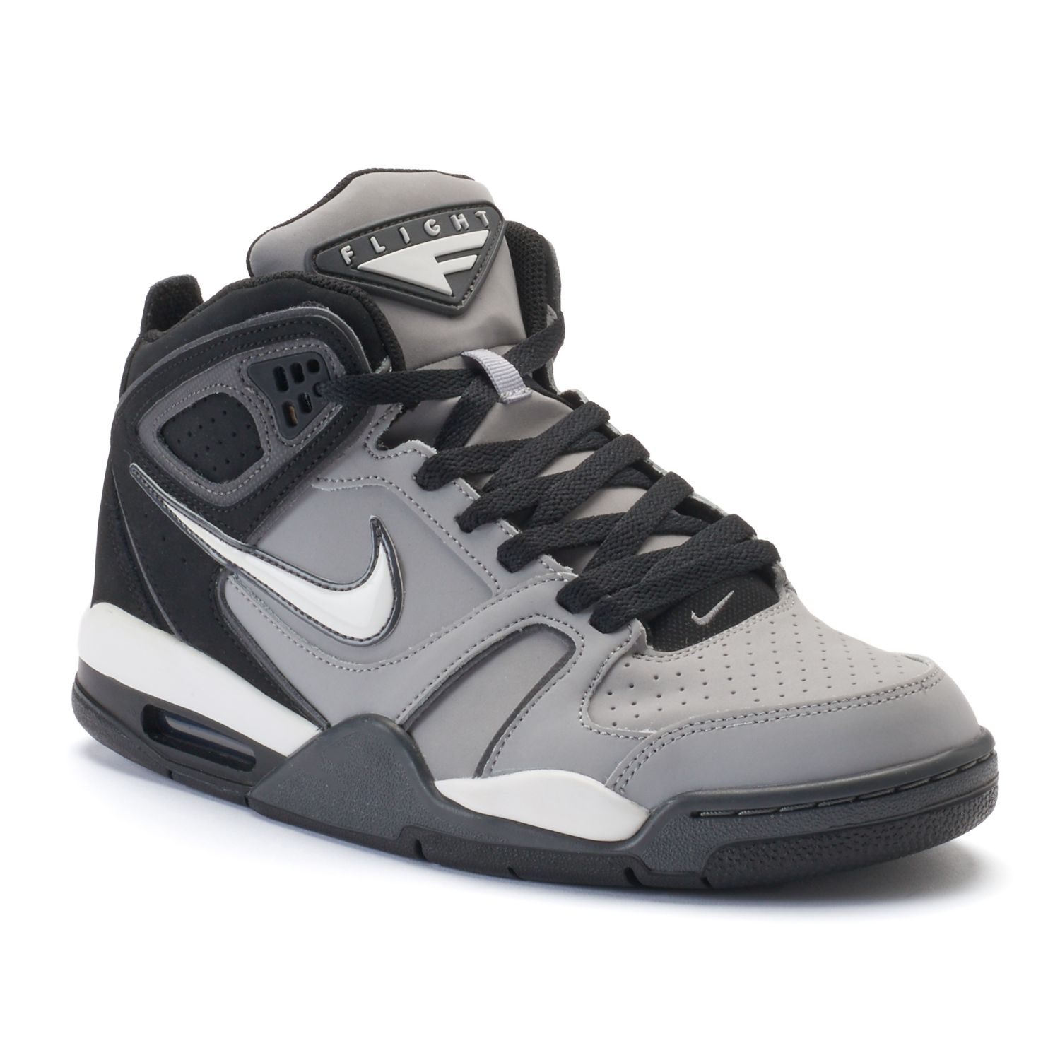 nike air flight falcon black and white