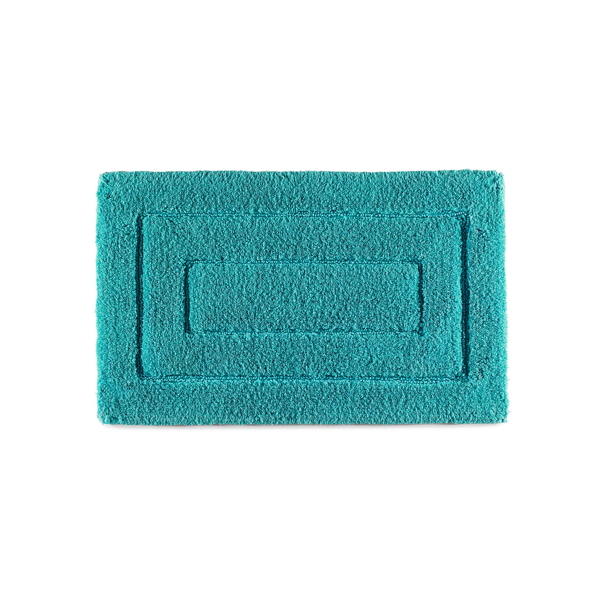 Cassadecor Signature Solid Bath Rug, Blue