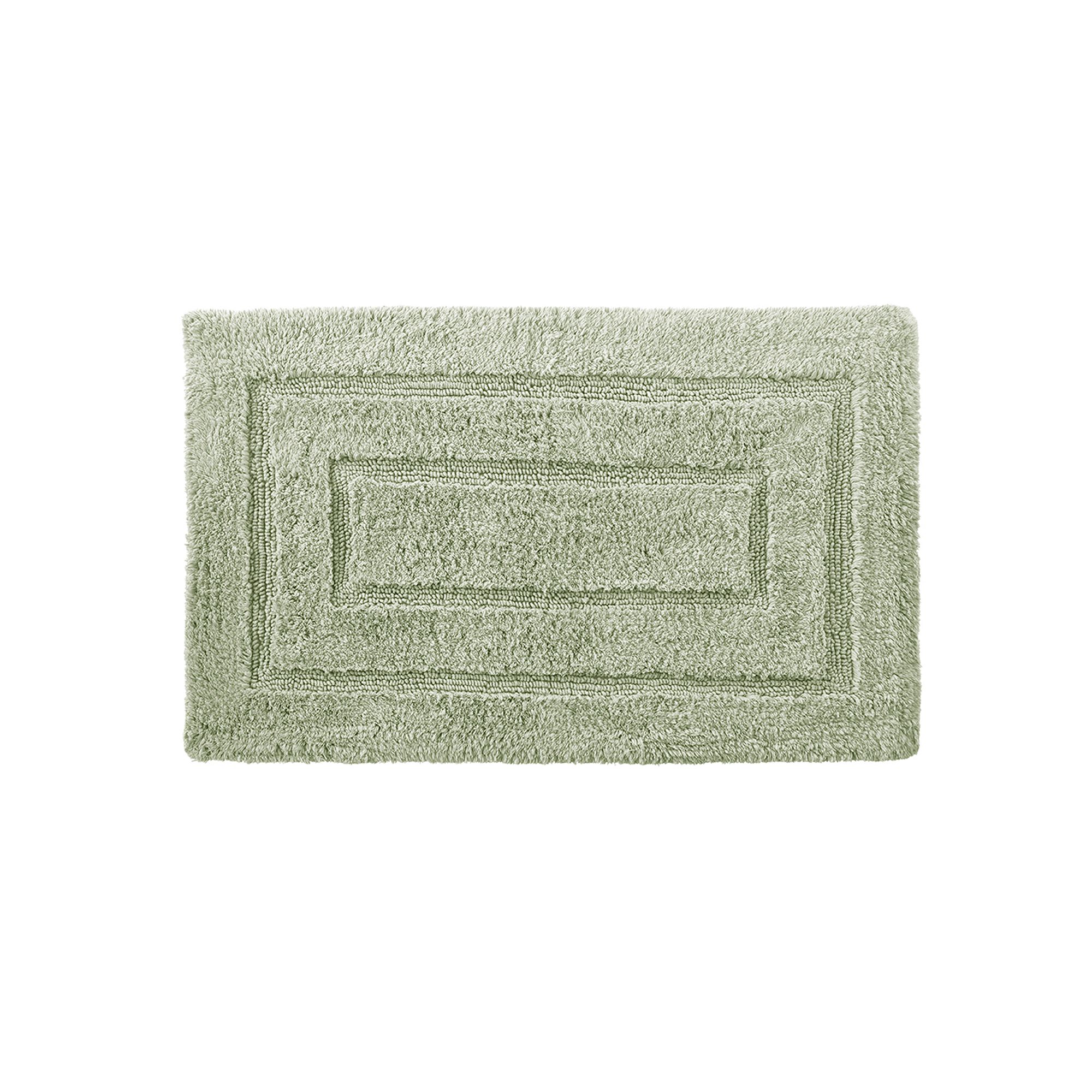 Cassadecor Signature Solid Bath Rug, Green