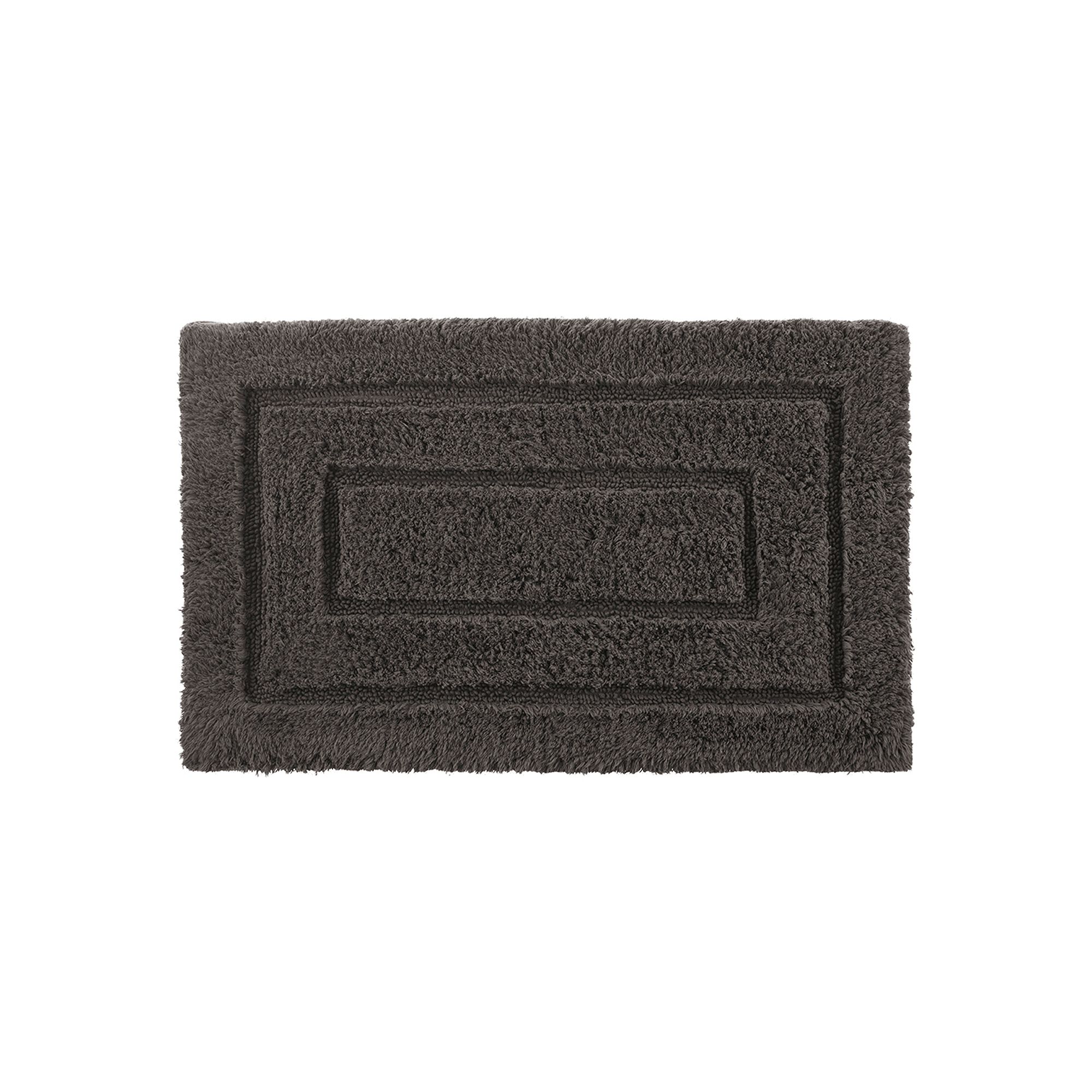 Cassadecor Signature Solid Bath Rug, Grey