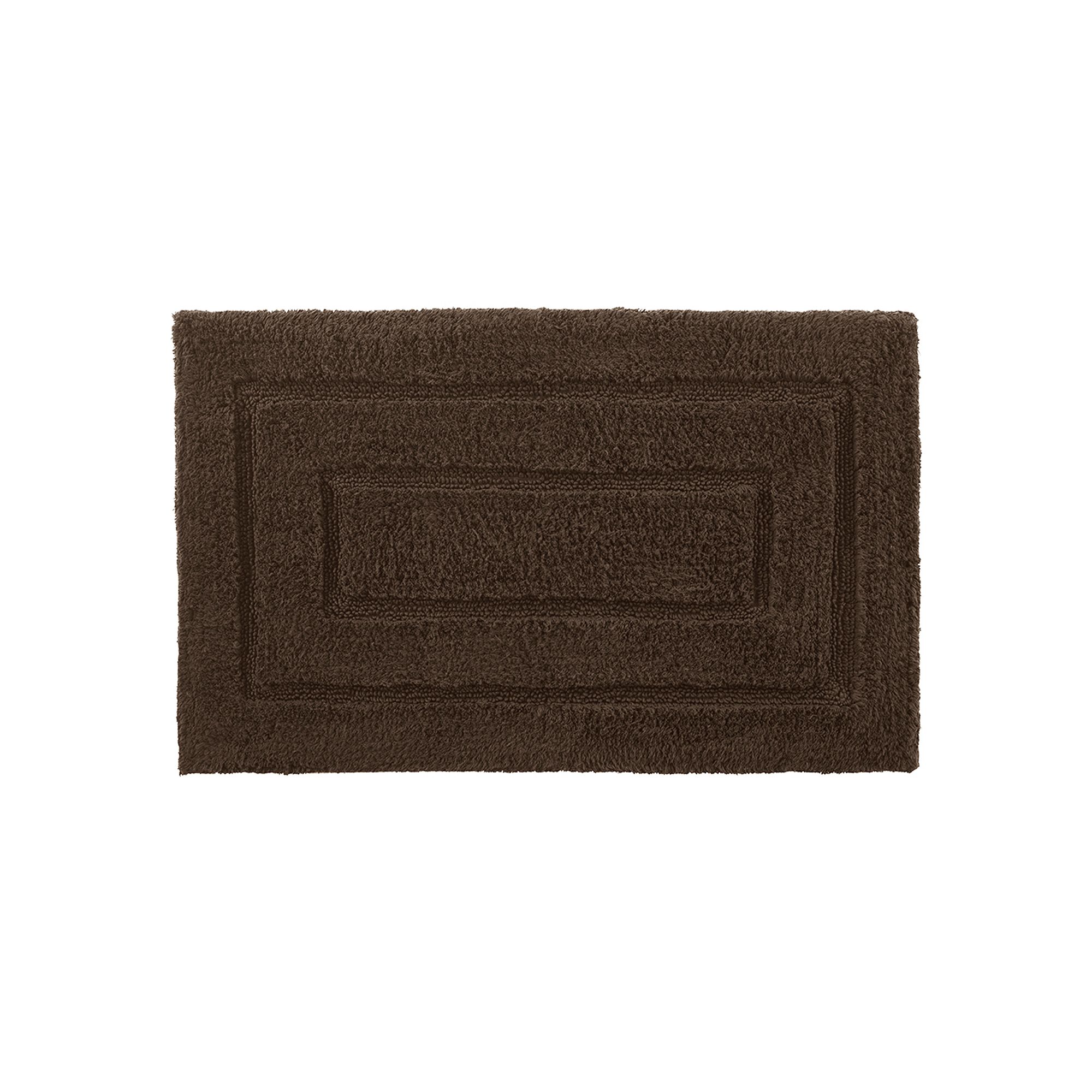 Cassadecor Signature Solid Bath Rug, Brown