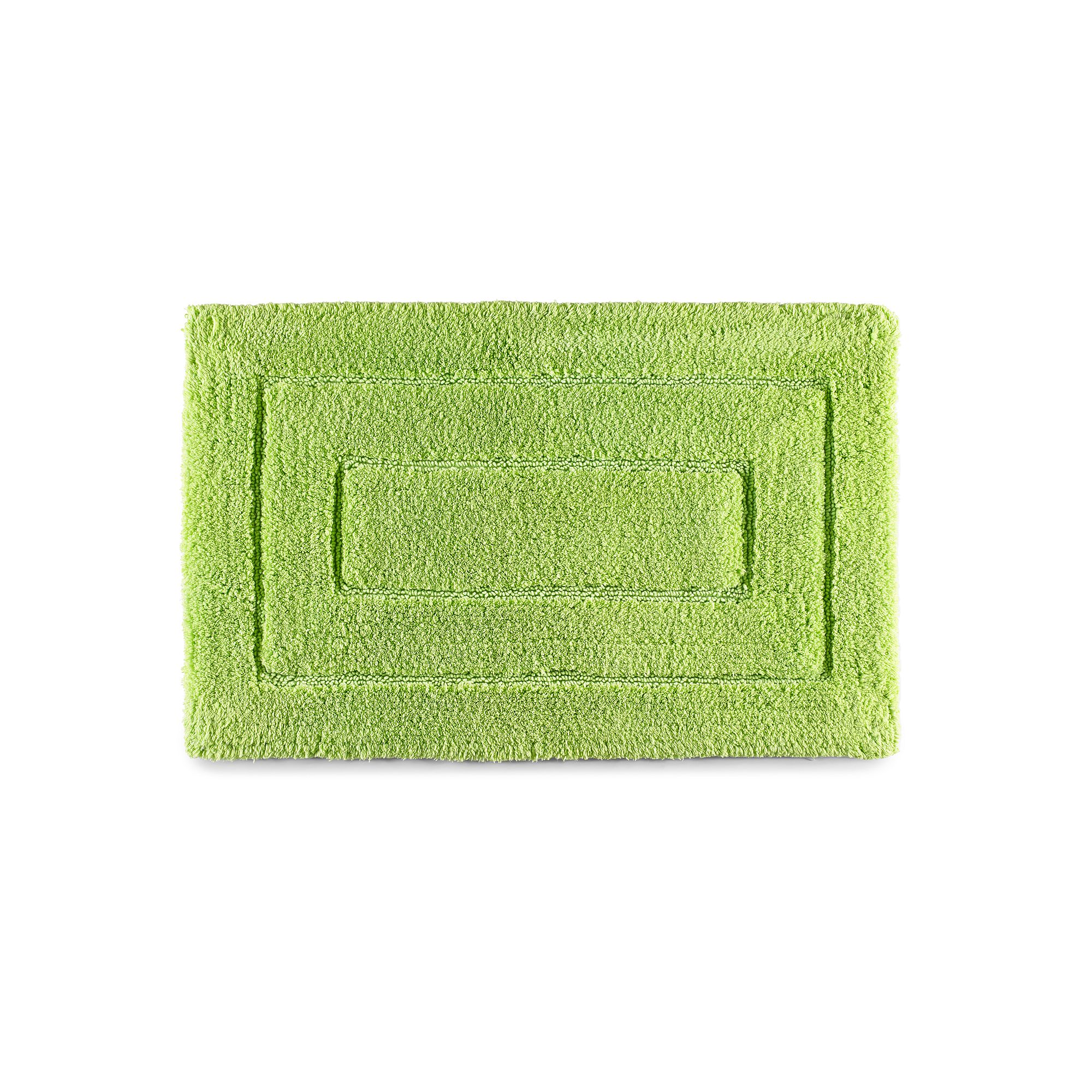 Cassadecor Signature Solid Bath Rug, Green