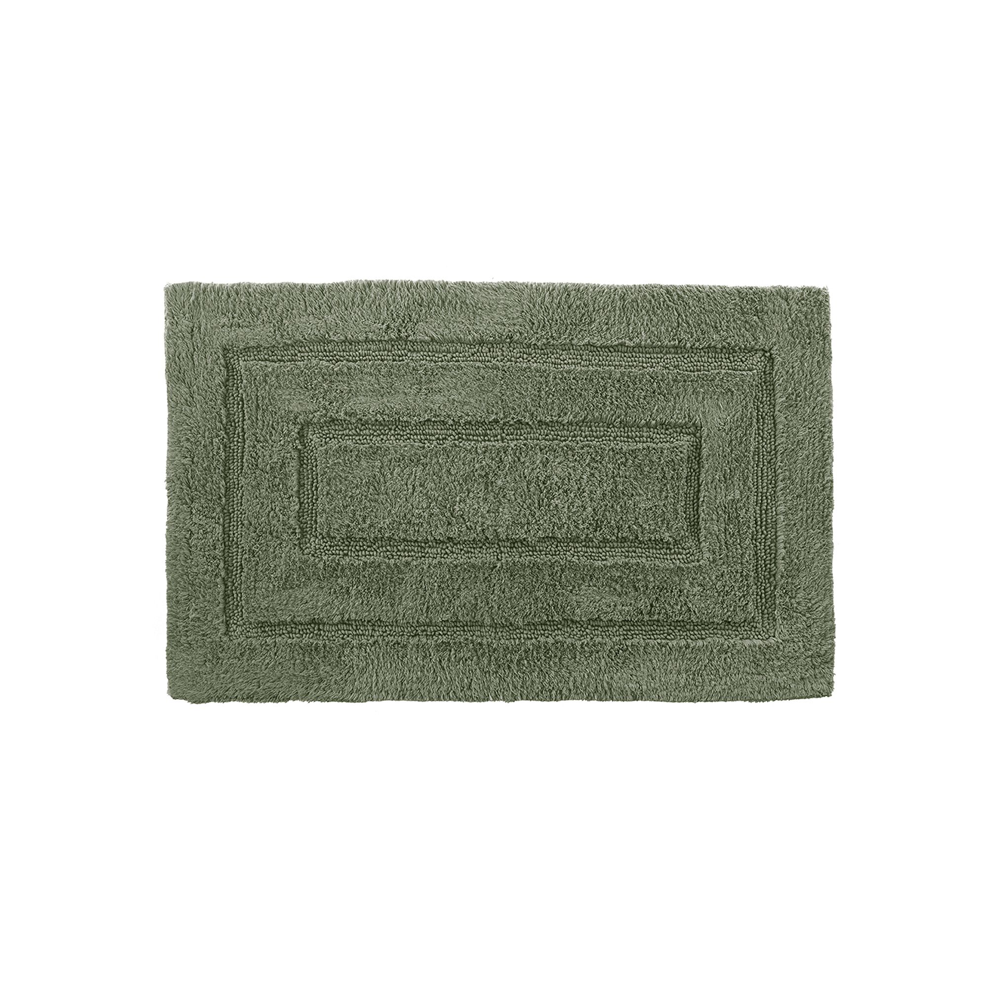 Cassadecor Signature Solid Bath Rug, Green