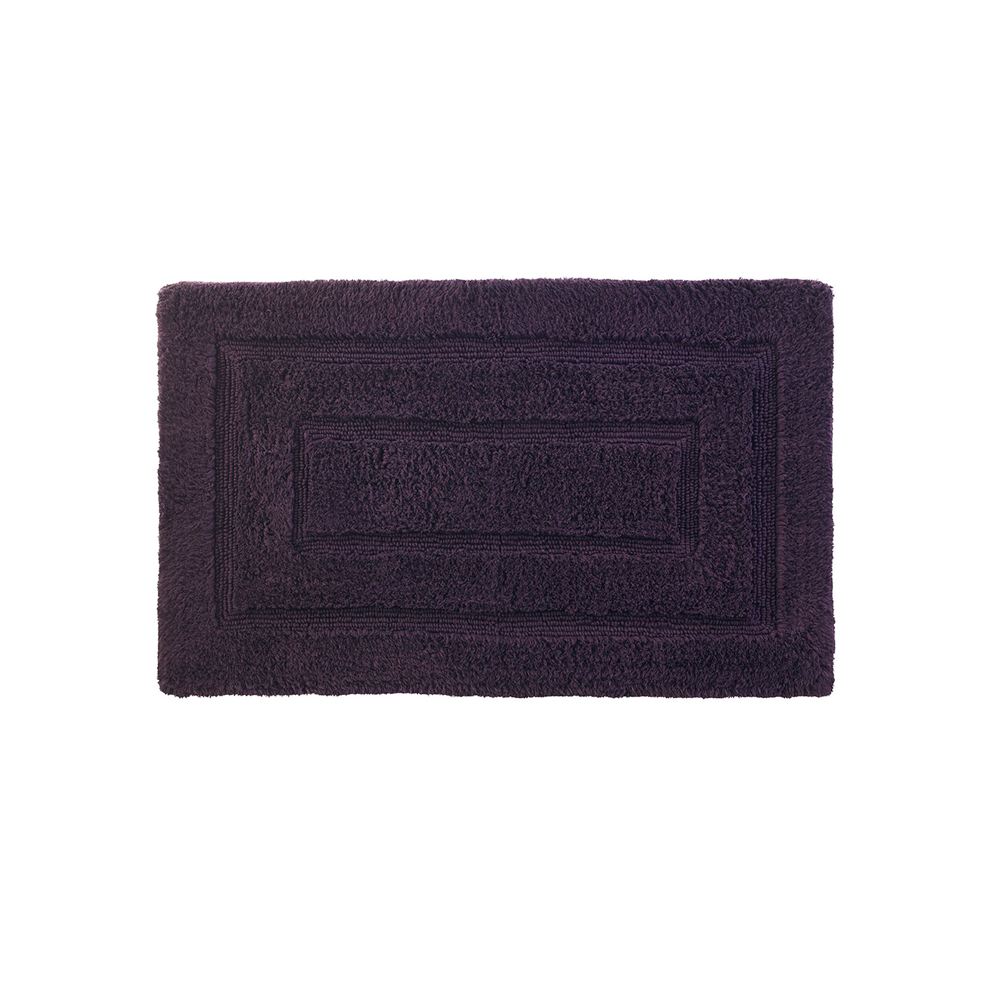 Cassadecor Signature Solid Bath Rug, Purple