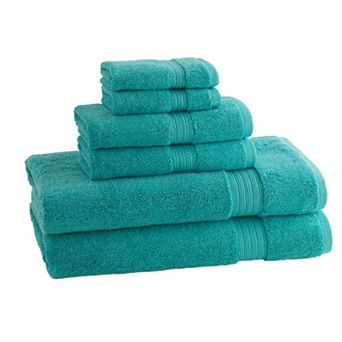 Cassadecor Signature Solid 6 pc Bath Towel Set