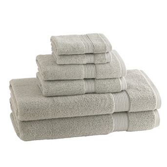Cassadecor Signature Solid 6 pc Bath Towel Set