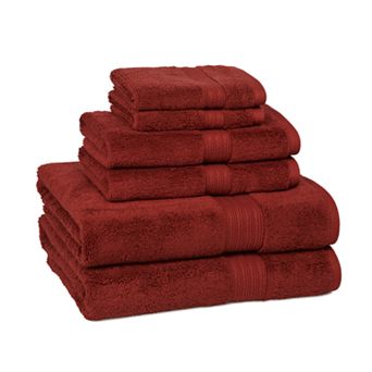 Cassadecor Signature Solid 6 pc Bath Towel Set