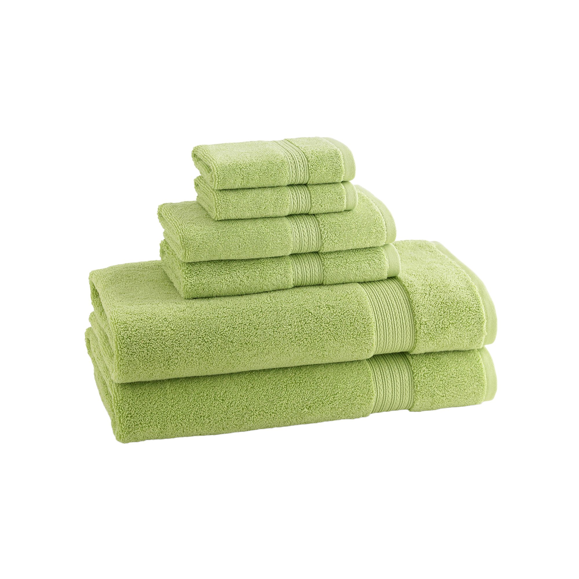 Cassadecor Signature Solid 6-pc. Bath Towel Set, Green