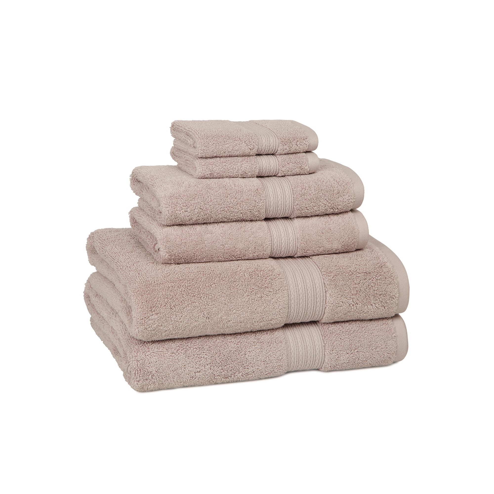 Cassadecor Signature Solid 6-pc. Bath Towel Set, Linen