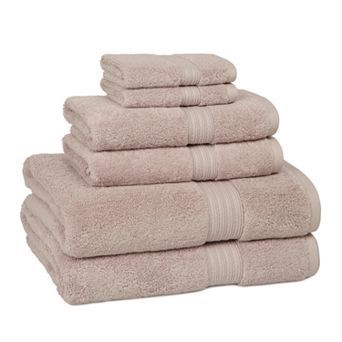 Cassadecor Signature Solid 6 pc Bath Towel Set