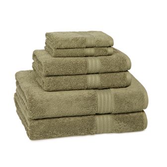 Cassadecor Signature Solid 6 pc Bath Towel Set