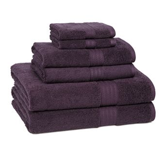 Cassadecor Signature Solid 6 pc Bath Towel Set