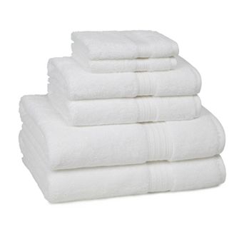 Cassadecor Signature Solid 6 pc Bath Towel Set