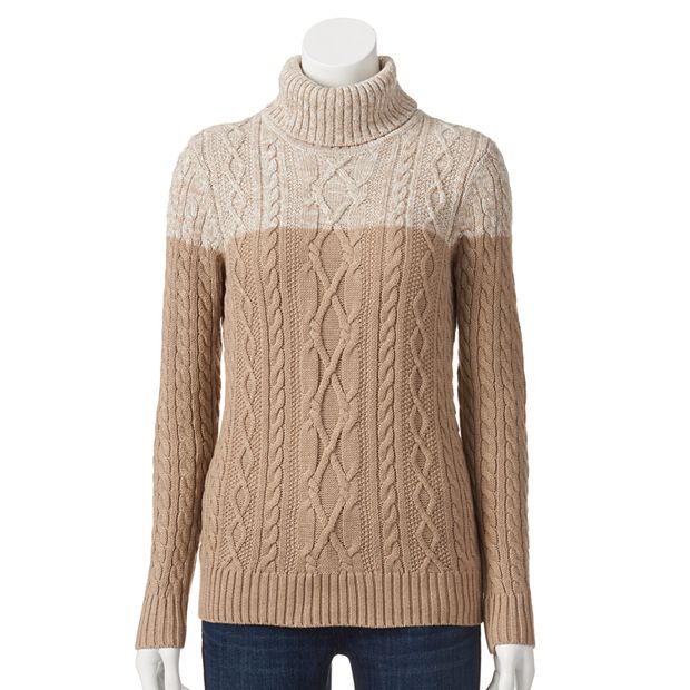 Kohls cable knit outlet sweaters