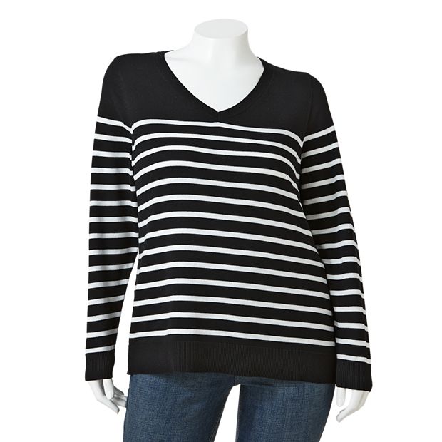 Croft and barrow plus size sweaters best sale