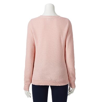 Women's Croft & Barrow® Cable-Knit Sweater