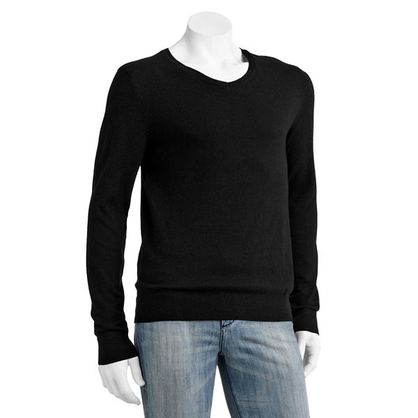 Marc Anthony Slim-Fit Solid Cashmere-Blend Sweater - Men