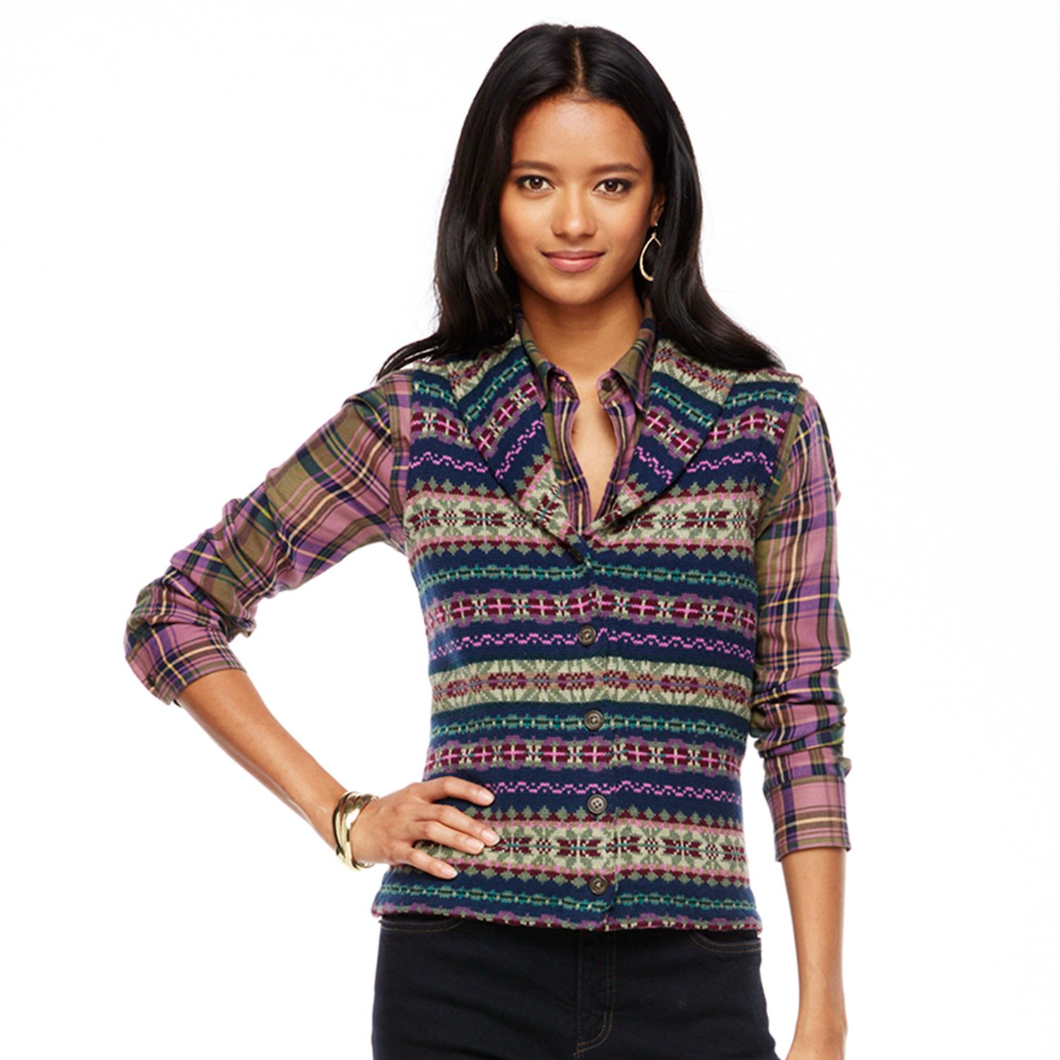 chaps sweater kohls