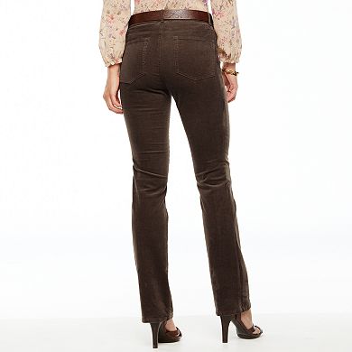 Chaps Corduroy Straight-Leg Pants - Women's