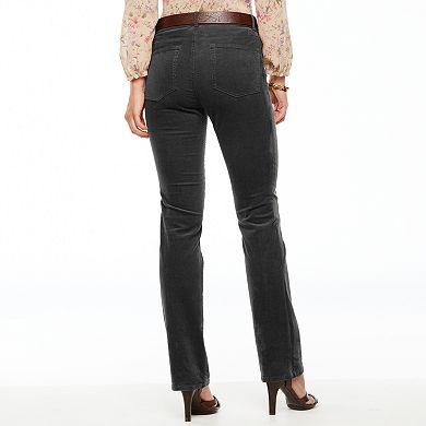 Chaps Corduroy Straight-Leg Pants - Women's
