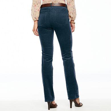 Chaps Corduroy Straight-Leg Pants - Women's