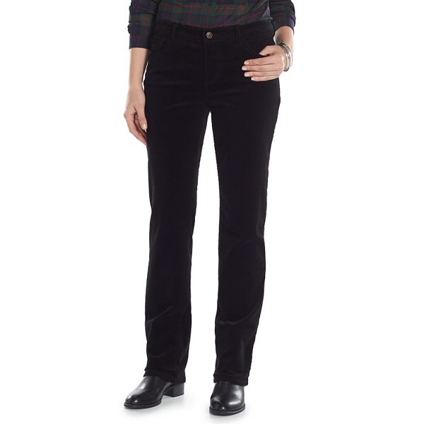 Chaps Corduroy StraightLeg Pants Women's