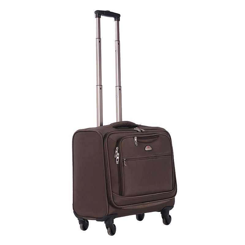 American Flyer South West 13-Inch Spinner Laptop Business Case, Brown