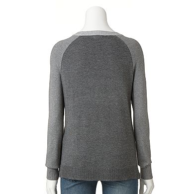 Women's Sonoma Goods For Life® Colorblock Raglan Sweater
