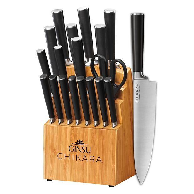 Ginsu Chikara Series 8 Piece Cutlery Set (Toffee Block)