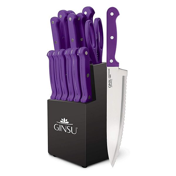 Ginsu Kiso 14pc. Black Knife Block Set