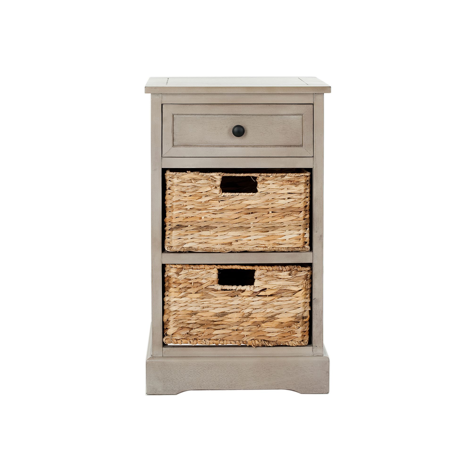 Safavieh Carrie Storage Side Table, Vintage Gray