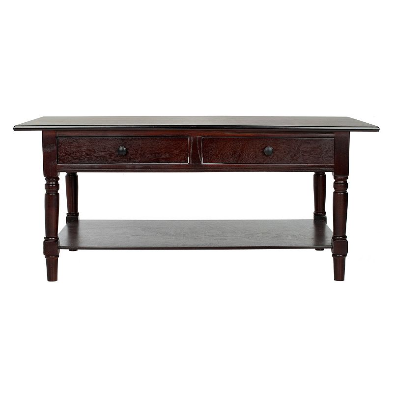 Safavieh Boris Coffee Table, Dark Red