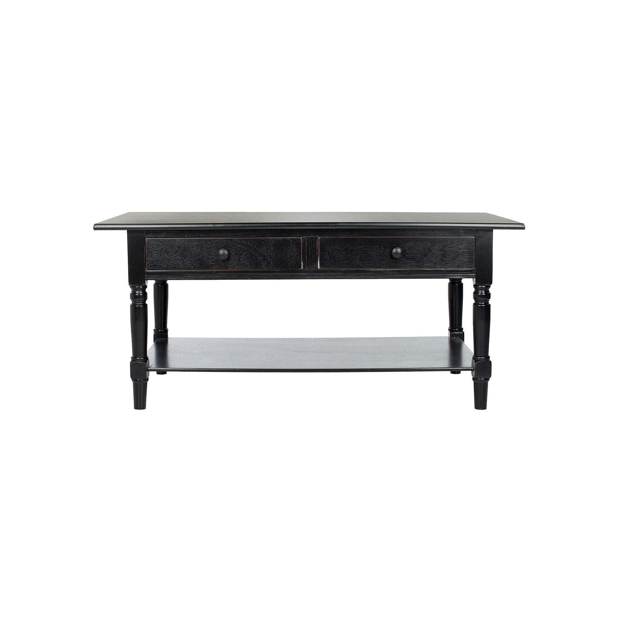 Safavieh Boris Coffee Table, Distressed Black