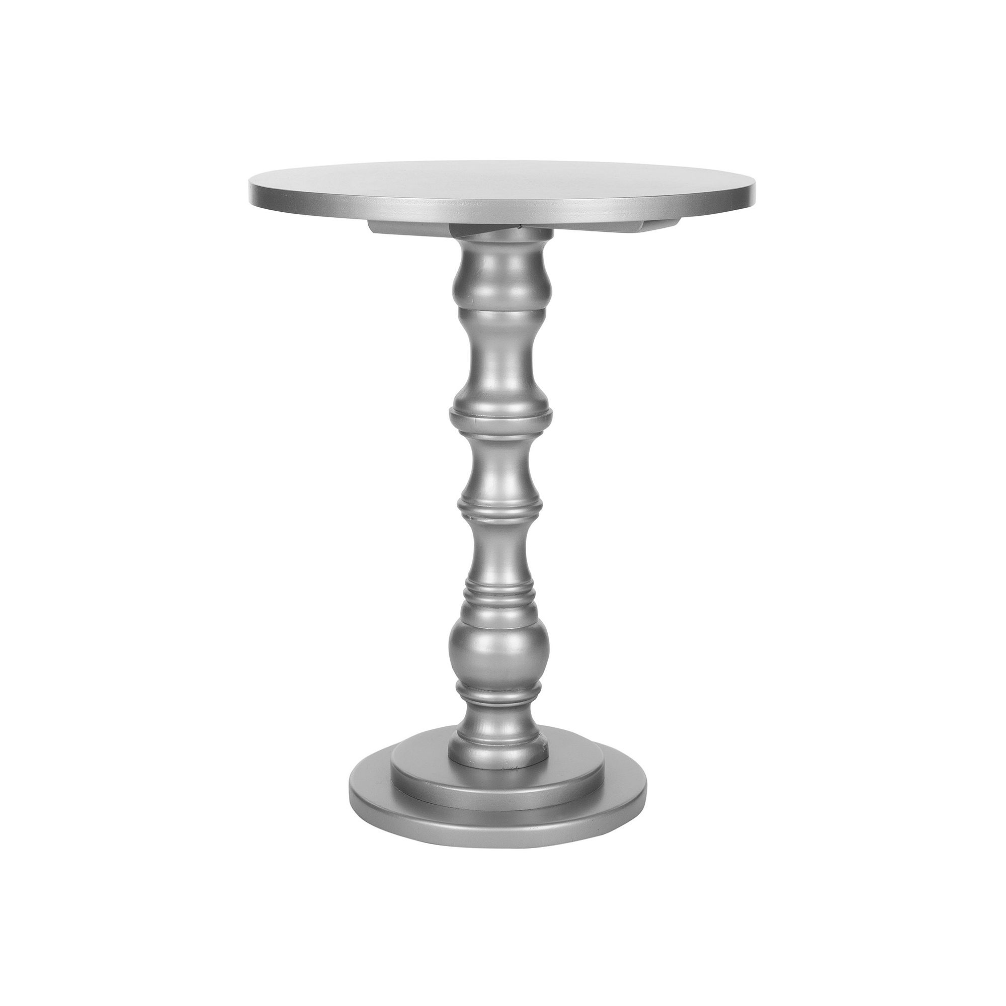 Safavieh Greta Metallic Accent Table, Silver