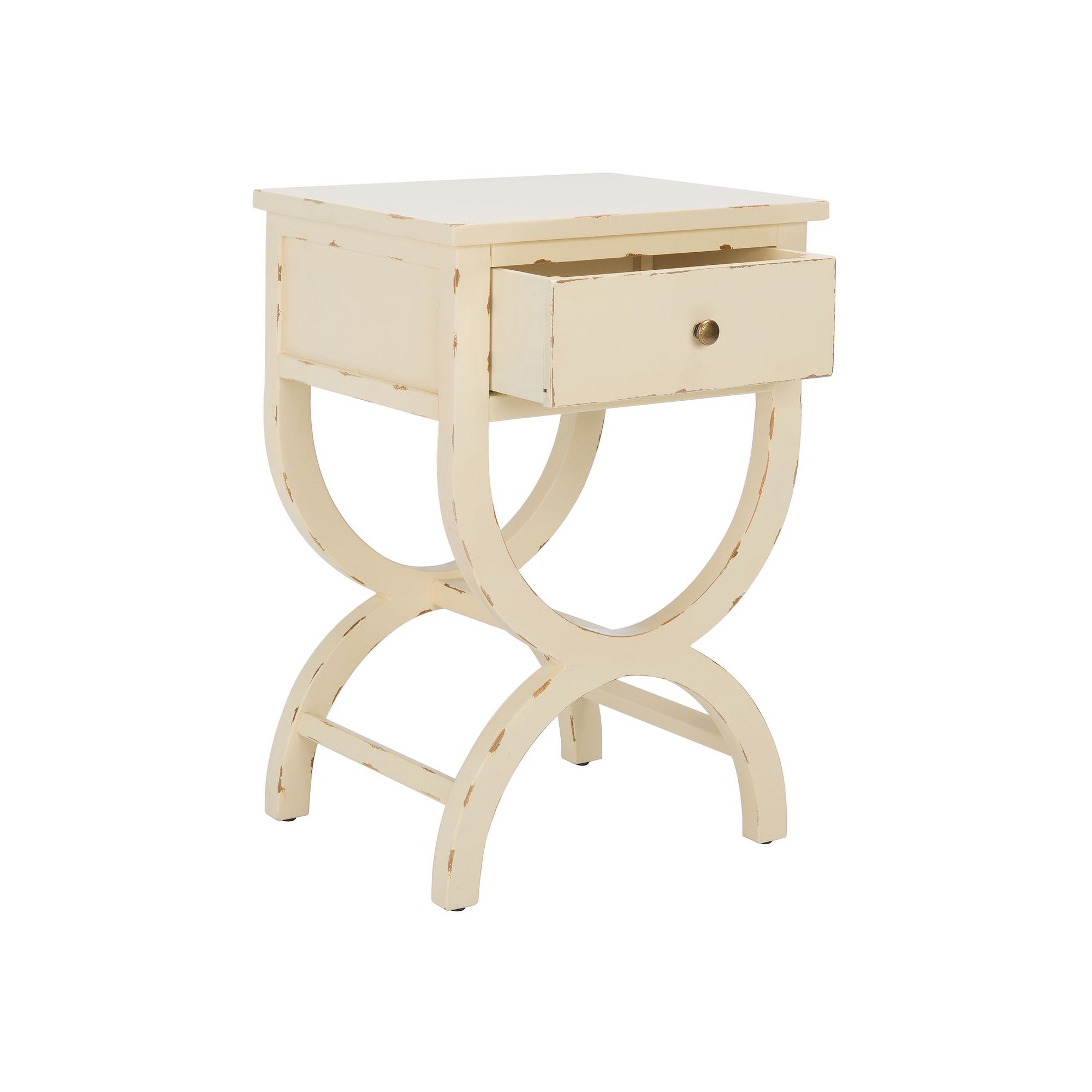 Safavieh Maxine Night Table, Distressed White