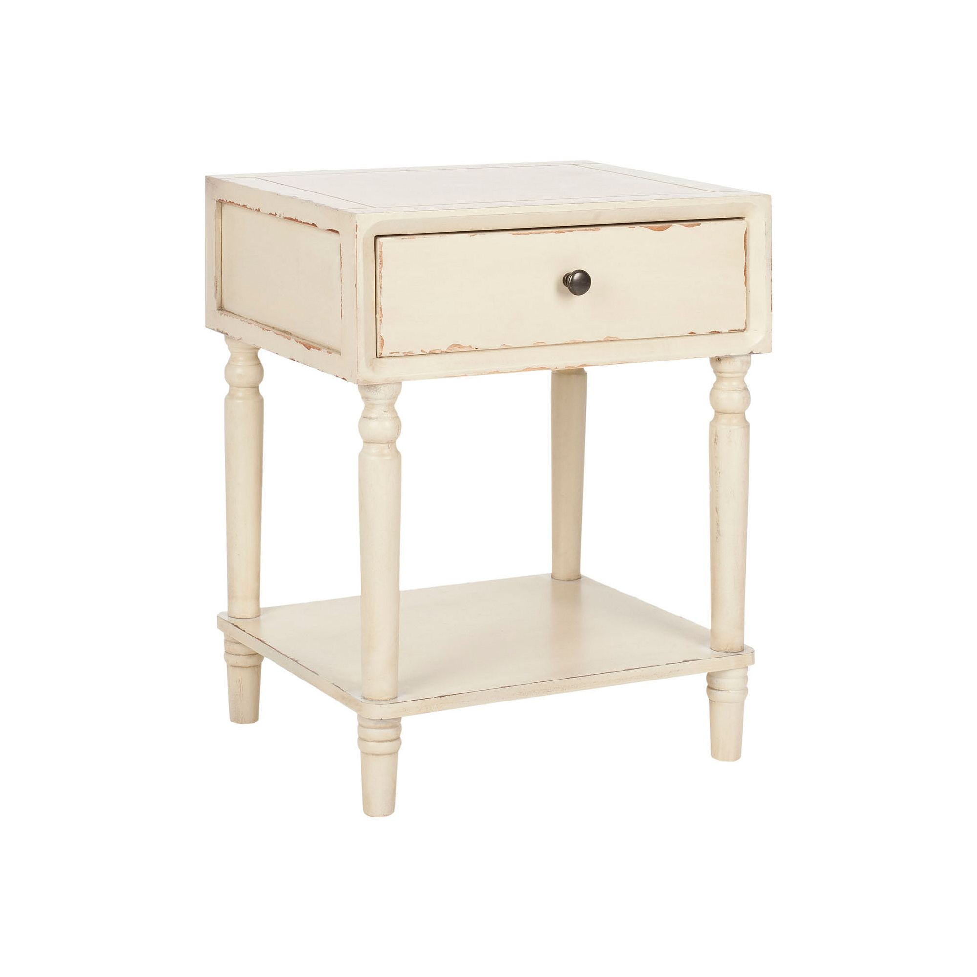 Safavieh Siobhan End Table, Distressed White
