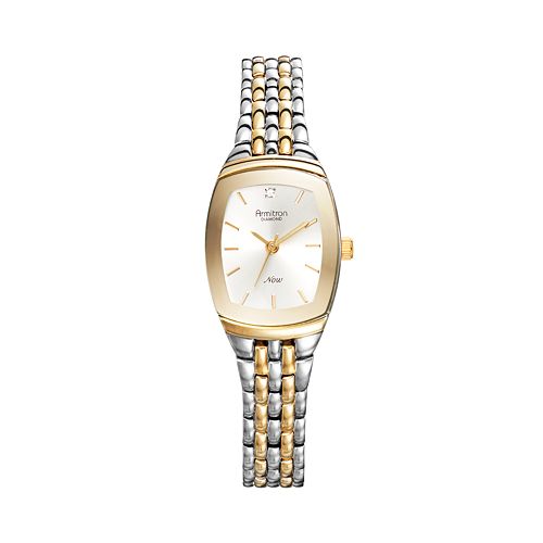Armitron Women's NOW Diamond Two Tone Watch - 75/5195SVTT
