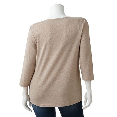 Plus Size Croft & Barrow® Henley