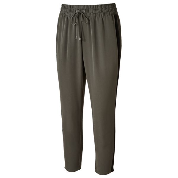 Petite Apt. 9® Tapered Tuxedo Ankle Pants