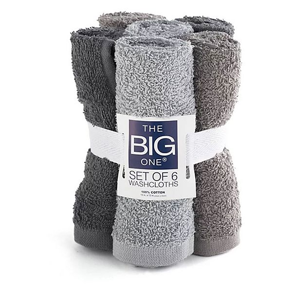 The Big One® Holiday 6-pack Washcloths