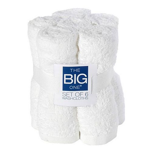 The Big One® Solid 6-pack Washcloths