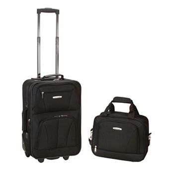 Rockland 2 pc Wheeled Luggage Set