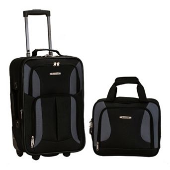 Rockland 2 pc Wheeled Luggage Set