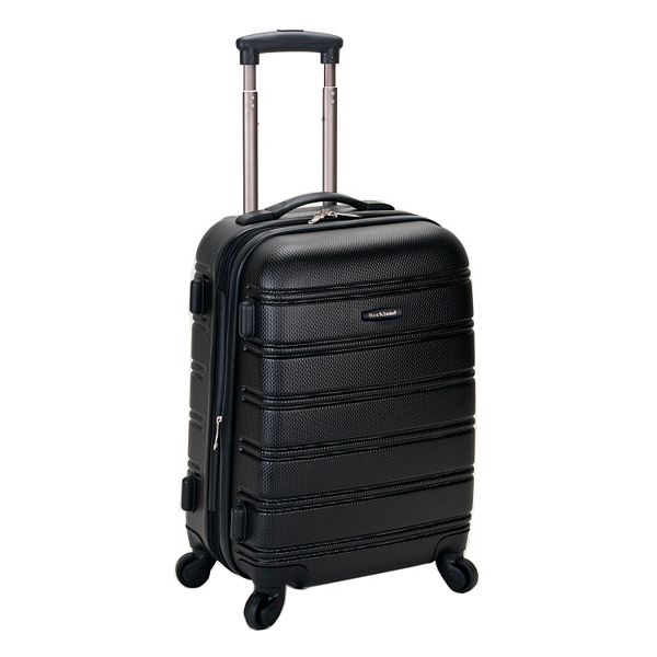 One Size Rockland Luggage Melbourne 20 Inch Expandable Abs Carry On Luggage Pink 