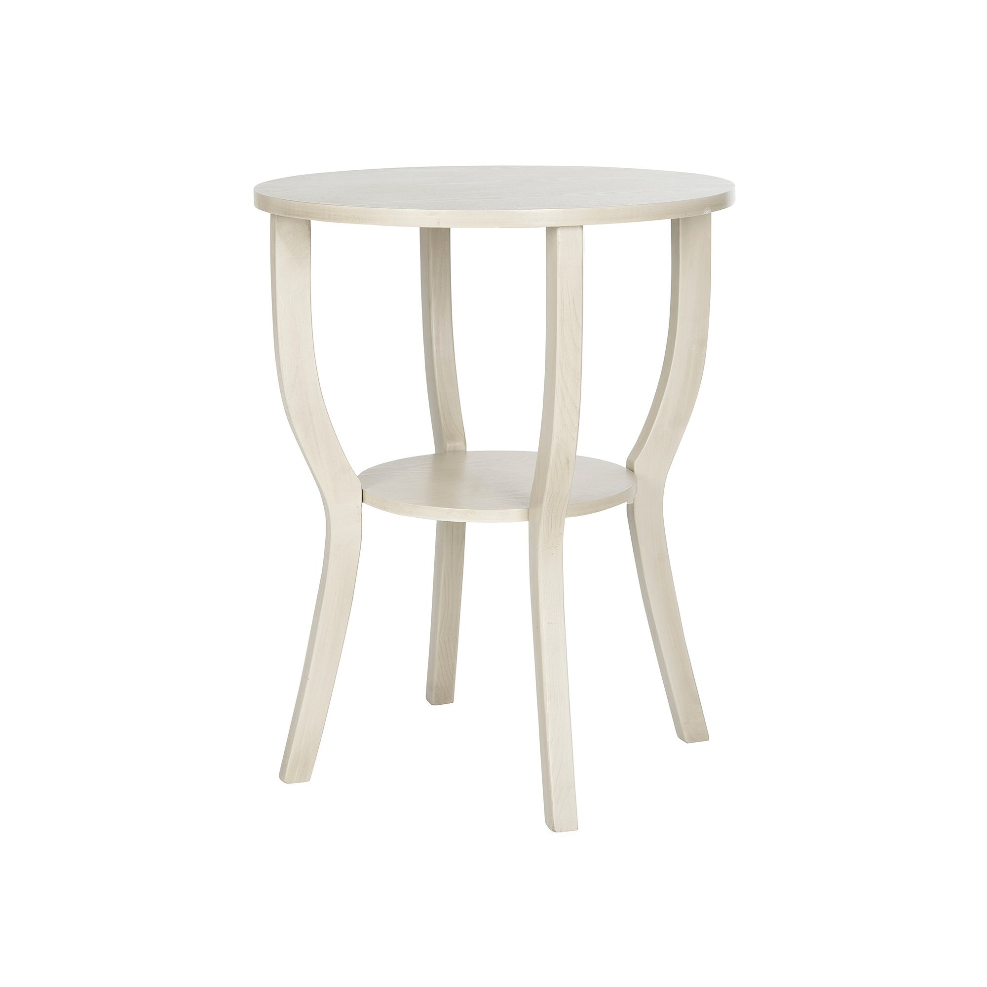 Safavieh Rhodes End Table, White Wash