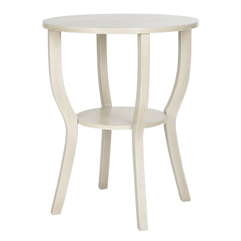 Safavieh Rhodes End Table, White Wash