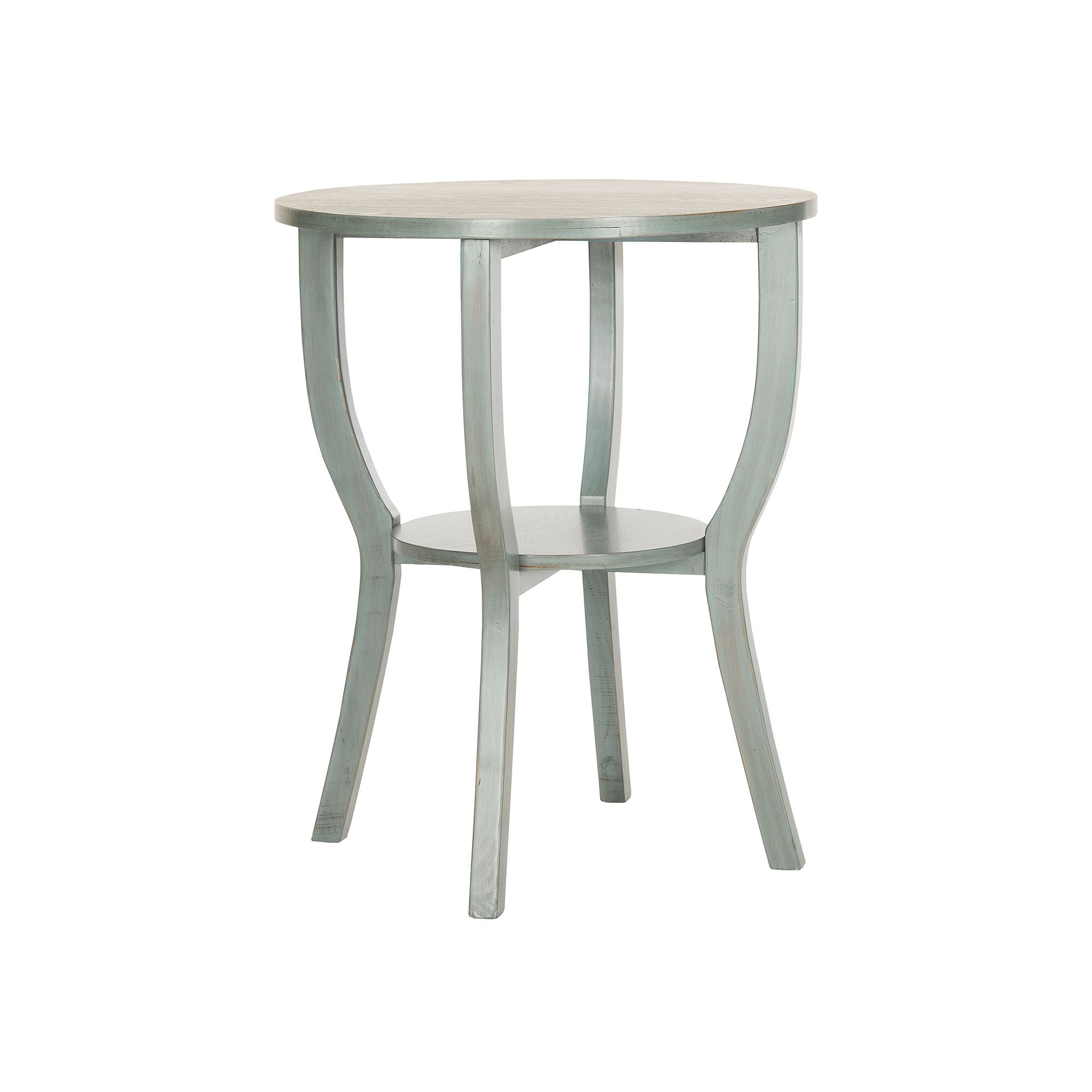 Safavieh Rhodes Accent Table, Stell Blue
