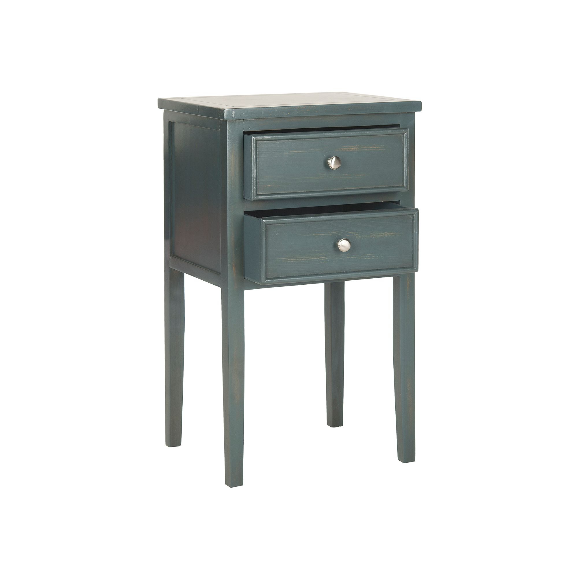Safavieh Toby Wood End Table, Dark Blue