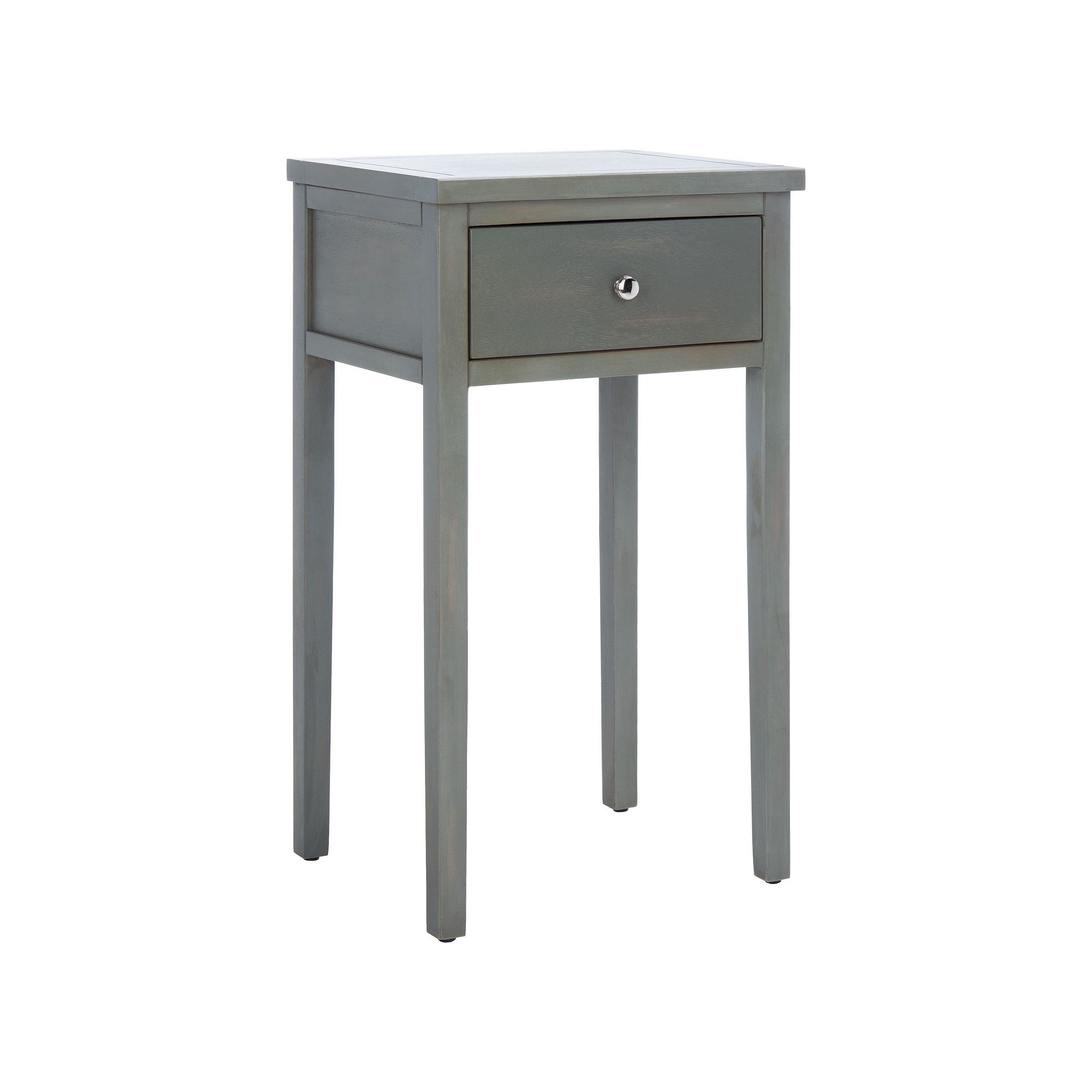 Safavieh Abel Elm End Table, Ash Gray